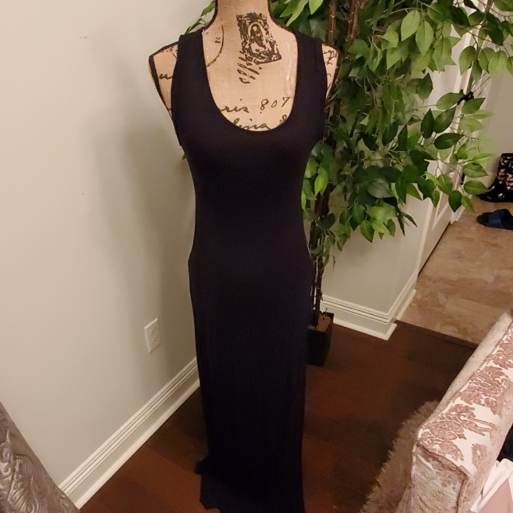 Black maxi top